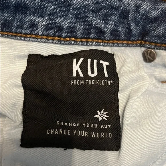 Kut From the Kloth Kelsey Fab Ab Ankle Flare Jeans - Picture 4 of 6